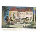 LIONESS ATTACKING HORSES IN EXETER unused REPRO...