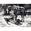 FAVOURITE OF THE REGIMENT 1870 Soldier - Horse ...