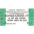 London Transport Edmondson Privilege Ticket - K...