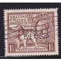 GB 1925 WEMBLEY EMPIRE EXHIBITION 1½d USED SG43...