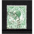 GIBRALTAR 1912 SG 76 1/2d BLUE GREEN FINE USED #2