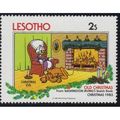 Lesotho QEII 1983 Xmas Disney 2s Donald Duck Pl...