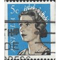 AUSTRALIA, Queen Elizabeth II, light blue 1967,...
