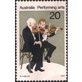 AUSTRALIA, MUSIC, Violinists, brown 1977, 20c