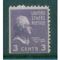 807 3c Thomas Jefferson Average Plus MNH BPS R0657