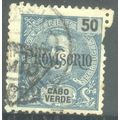 Portugal (Cape Verde) 1902 - 50 black/blue - Is...