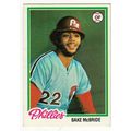 1978 Topps baseball card 340 Bake McBride - Phi...