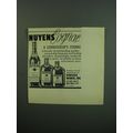1949 Nuyens Cognac Ad - Nuyens Cognac a Connois...