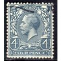 GB 1912 - 24 KGV 4d Grey Green Wmk 100 SG 379 (...