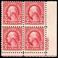 583, MNH 2¢ Perforation 10 Plate Block Of Four ...