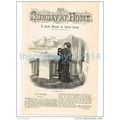 ANXIOUS WIFE, BOOK ILLUSTRATION/PRINT, 1877
