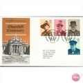 GB FDC 1974 - Churchill Centenary - Edinburgh SHS