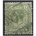 1924 SG427 9d Olive-Green Wmk Block Cypher Good...