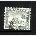 MALAYSIA / SELANGOR 1935 SG 75 8c GREY FINE USED