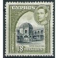 Cyprus 1938 SG160 18pi Black & Olive-Green Moun...