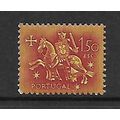PORTUGAL 1953 1c.50 RED ON YELLOW SG 1086 M / M...