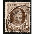 Belgium 1922 King Albert 20c Used. Stamp.