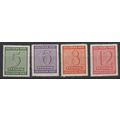 Mi: 116 Dx/119 Dx Rosswein MNH 1945 Cat € 100 s...