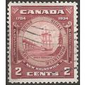 Canada 1934 SG334 2c Red-Brown Good+ Used ..