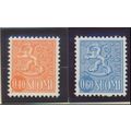 Finland Stamps Scott #462 & 464B, Mint Hinged