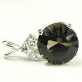 Smoky Quartz, 925 Sterling Silver Pendant, SP087