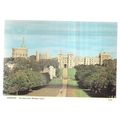 WINDSOR CASTLE, The Long View unused vintage po...