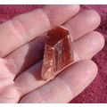 B Red Calcite Raw Crystal Gemstone 1.75 Inch En...