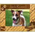 Jack Russell Laser Engraved Wood Picture Frame ...