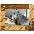 Irish Wolfhound Laser Engraved Wood Picture Fra...