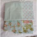 4 Pattern Moda Quilting Fabric Lot 18x42 Inches...