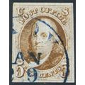 1, Used 5¢ VF - Beautiful Blue CDS Cancel - Stu...
