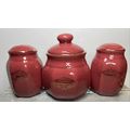 Sugar, Salt and Pepper Shaker Set x 3 Ceramic V...