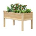 Farmhouse 24-in x 48-in x 31-in Cedar Elevated ...