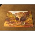 1940s Postcard - Snowdonia Abrglaslyn Pass - Ar...