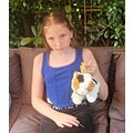 Cat shaped hand or shoulder bag by FAITHFUL FRI...