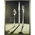 1961 Reed & Barton Dimension Silverware Ad - St...