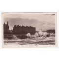 Waves & Cloud Weston-Super-Mare Postcard 1909 R...