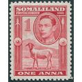 Somaliland Protectorate 1938 1a scarlet SG94 un...