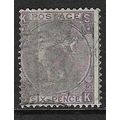 GB 1865-7 QV 6d LARGE LETTERS WMK EMBLEM USED S...