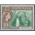 Dominica 1957 SG150 10c Green & Brown Unmounted...