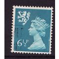 Scotland 6 1/2p greenish blue, SG S23,used stam...