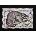 FRANCE 1973 NATURE CONSERVATION 40c RACOON SG 2...