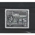 Turks&Caicos.SG194 1/4d Raking Salt (Black).Mou...
