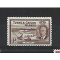 Turks&Caicos.SG222 1d Salt Cay.Mounted Mint.Aug24b