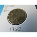 1950 FRANCE TWENTY FRANCS FREE POST. AAP