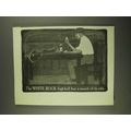 1903 White Rock Water Ad - High-Ball Has a Smack