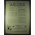 1922 Texaco Lubricants Ad - What it Offers to U...