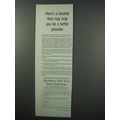 1960 Members New York Stock Exchange Ad - Help