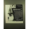 1960 Meopta Opemus II Enlarger Ad - Sells on Sight