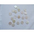 BUTTONS OFF WHITE AS PHOTO (10/10) # #